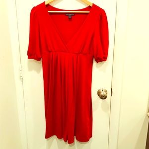Gap empire waist red dress